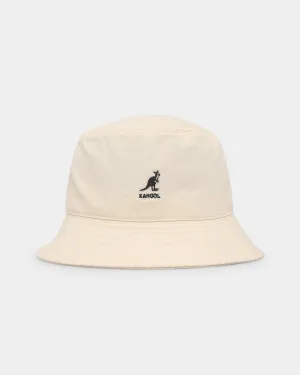 Kangol Washed Bucket Hat Natural