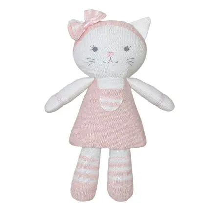 Knitted Soft Toy 100% Cotton Kitten