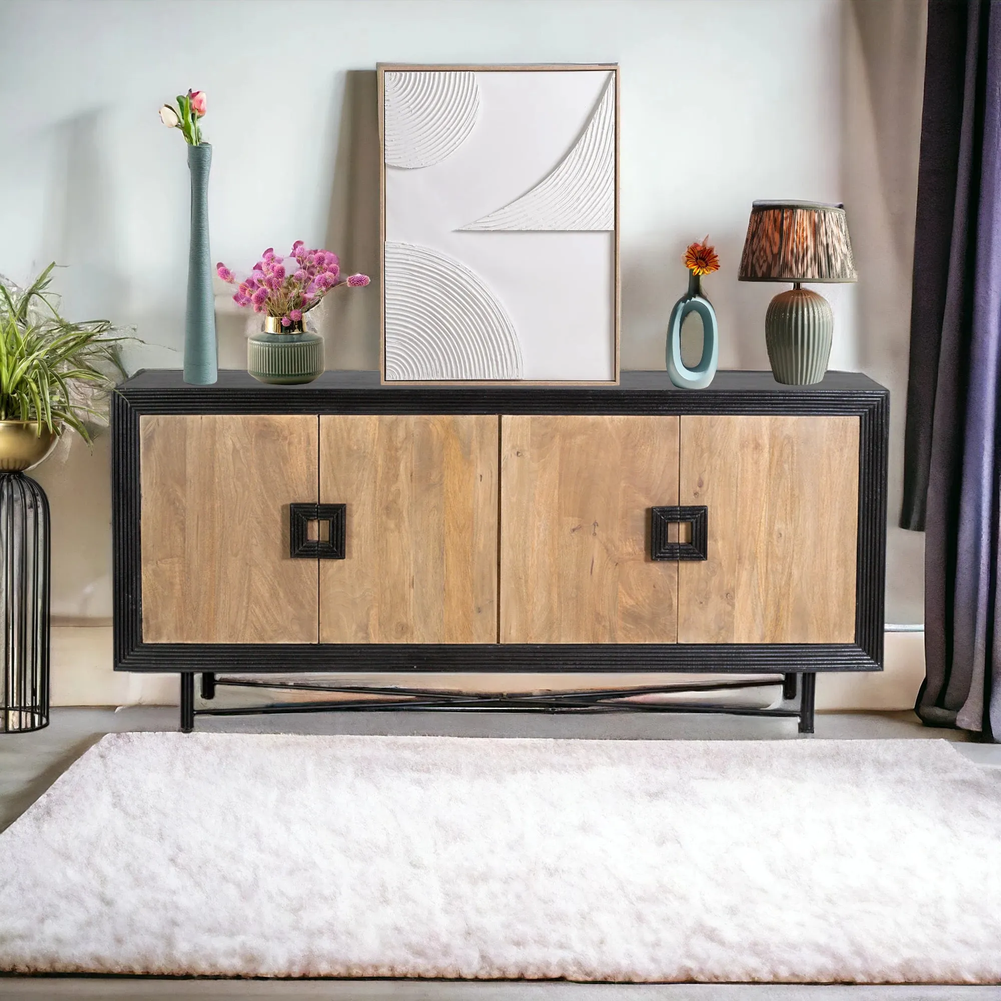 Kraft Bazaar Brussels Sideboard 180x42x85Cm