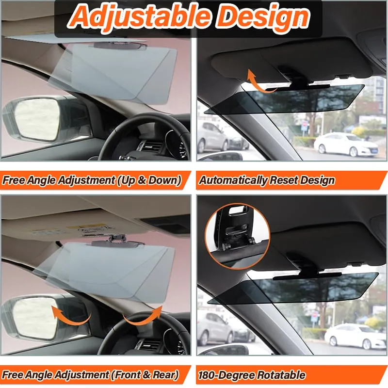 LAST DAY SALE 75% OFFAnti-Glare Driving Visor for Sun Glare & Snow Blindness