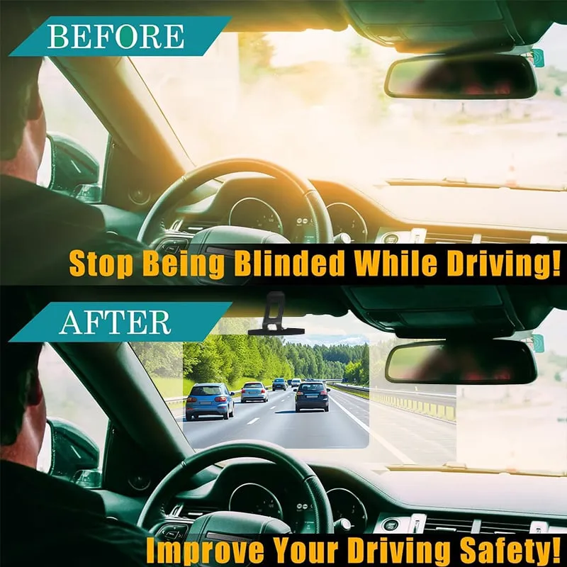 LAST DAY SALE 75% OFFAnti-Glare Driving Visor for Sun Glare & Snow Blindness
