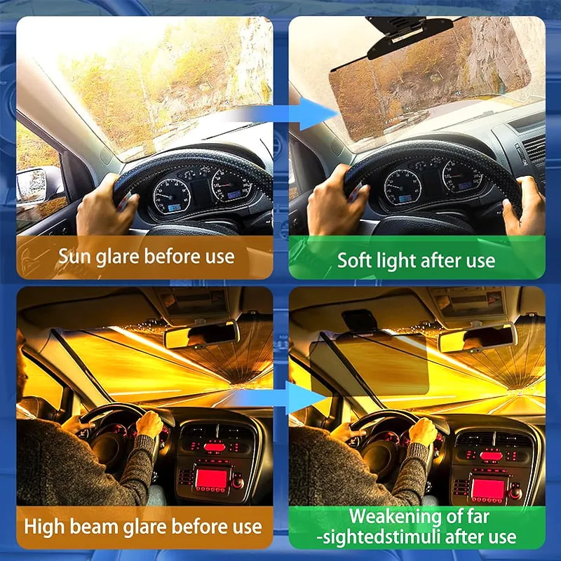 LAST DAY SALE 75% OFFAnti-Glare Driving Visor for Sun Glare & Snow Blindness