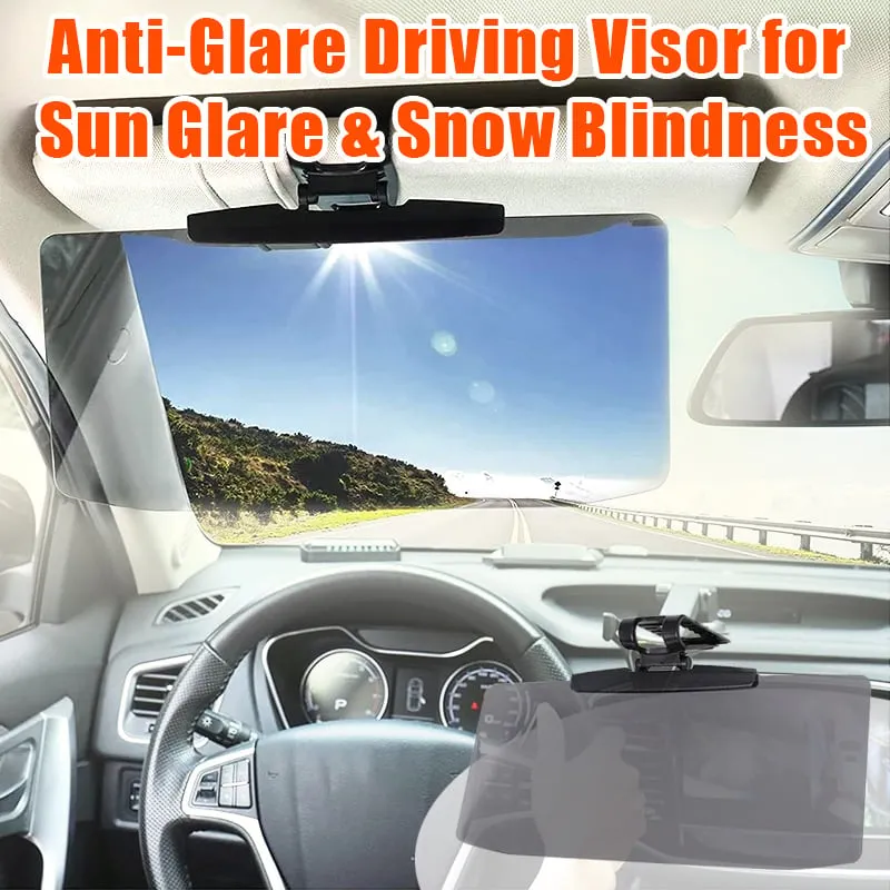 LAST DAY SALE 75% OFFAnti-Glare Driving Visor for Sun Glare & Snow Blindness