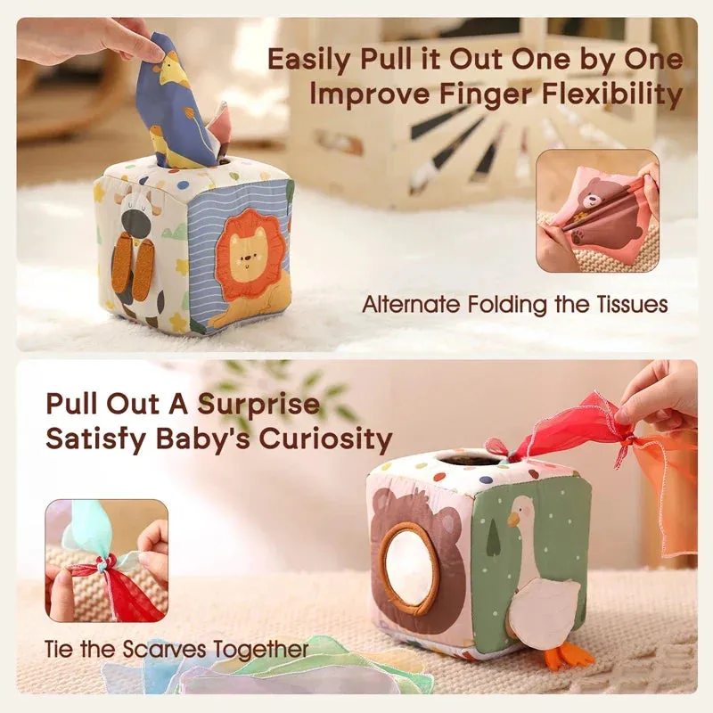 Magic Cotton Animal Tissue Box Toy