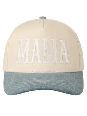 Mama Embroidery Baseball Cap