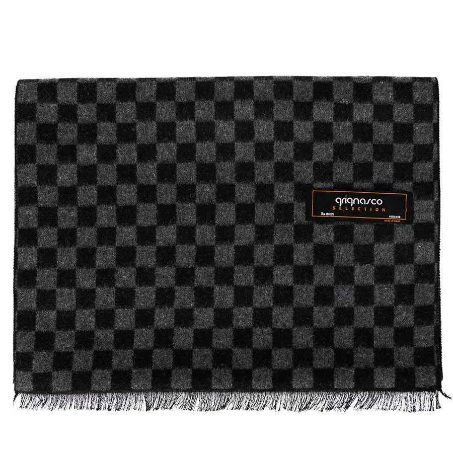 Mens Grignasco Reversible Cotton Scarf #213