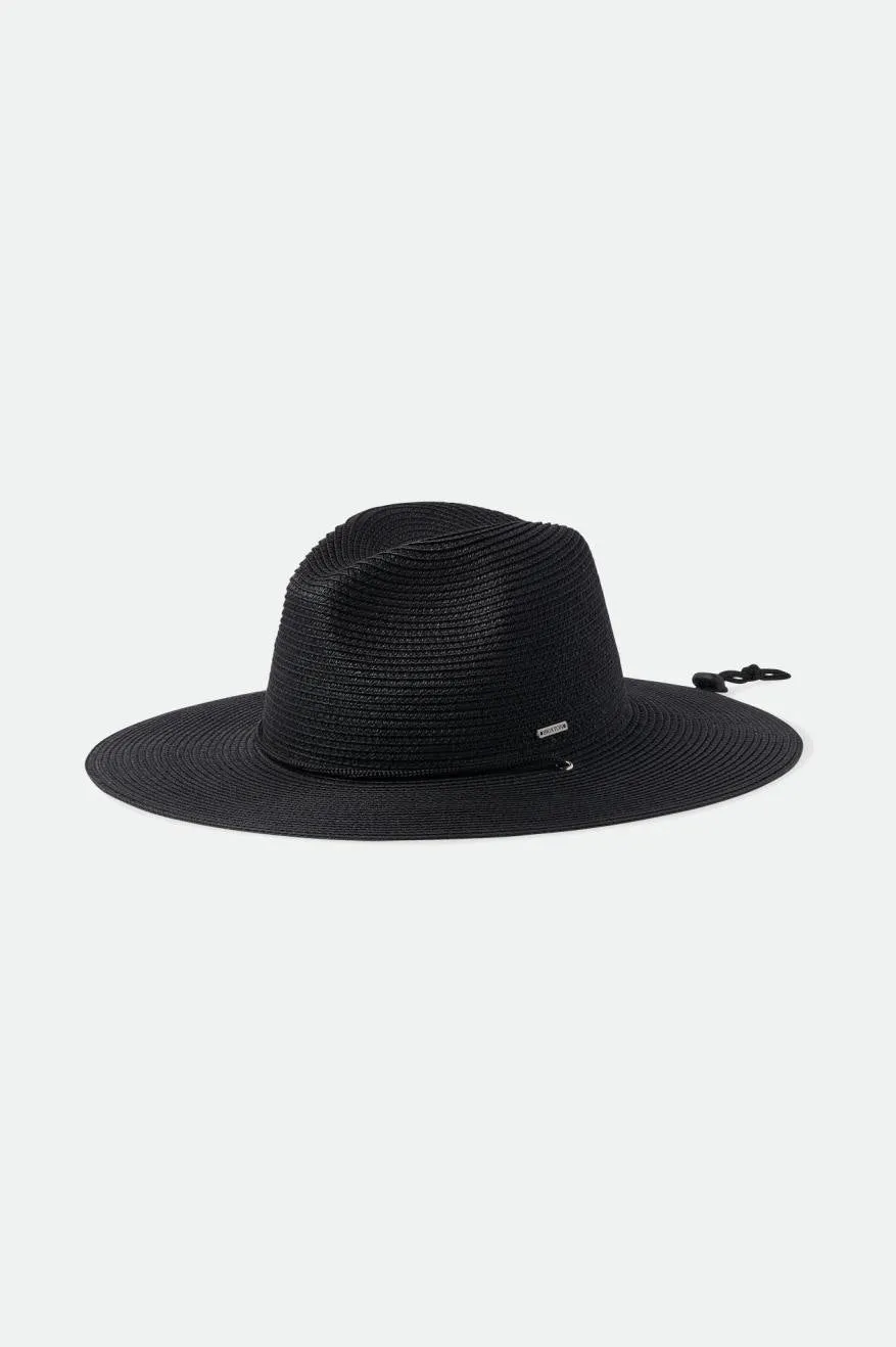 Mitch Packable Sun Hat - Black