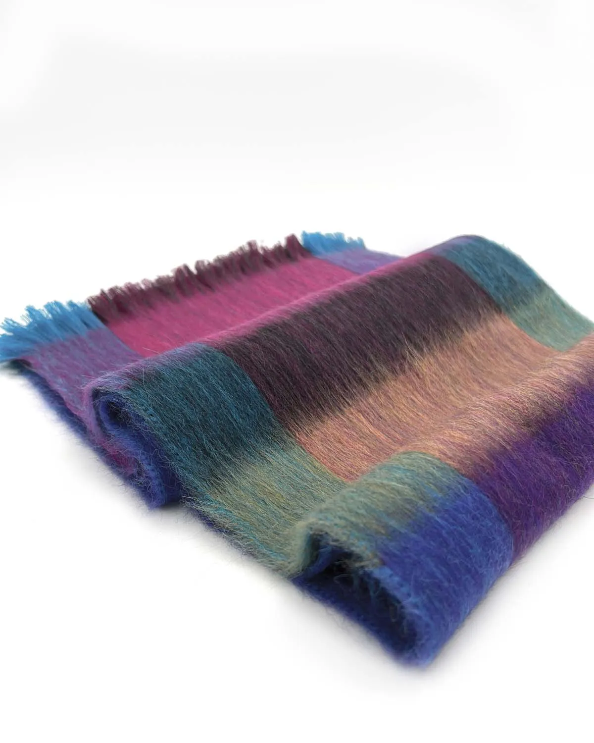 NEW! Alpaca Plaid Scarf - Grapevine