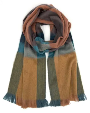 NEW! Alpaca Plaid Scarf - Rustic Dune