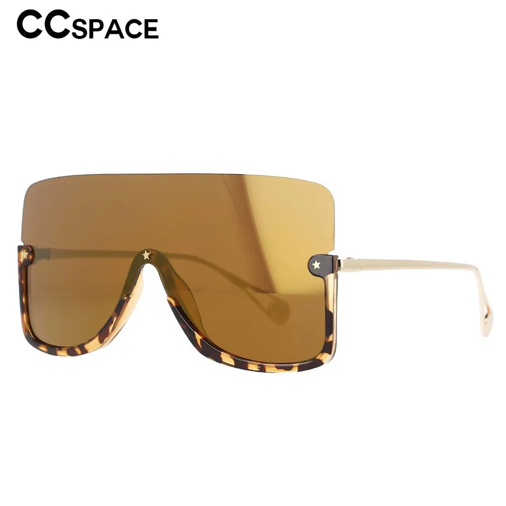 Oversized One Lens Luxury Sunglasses--Uv400 Sunglasses
