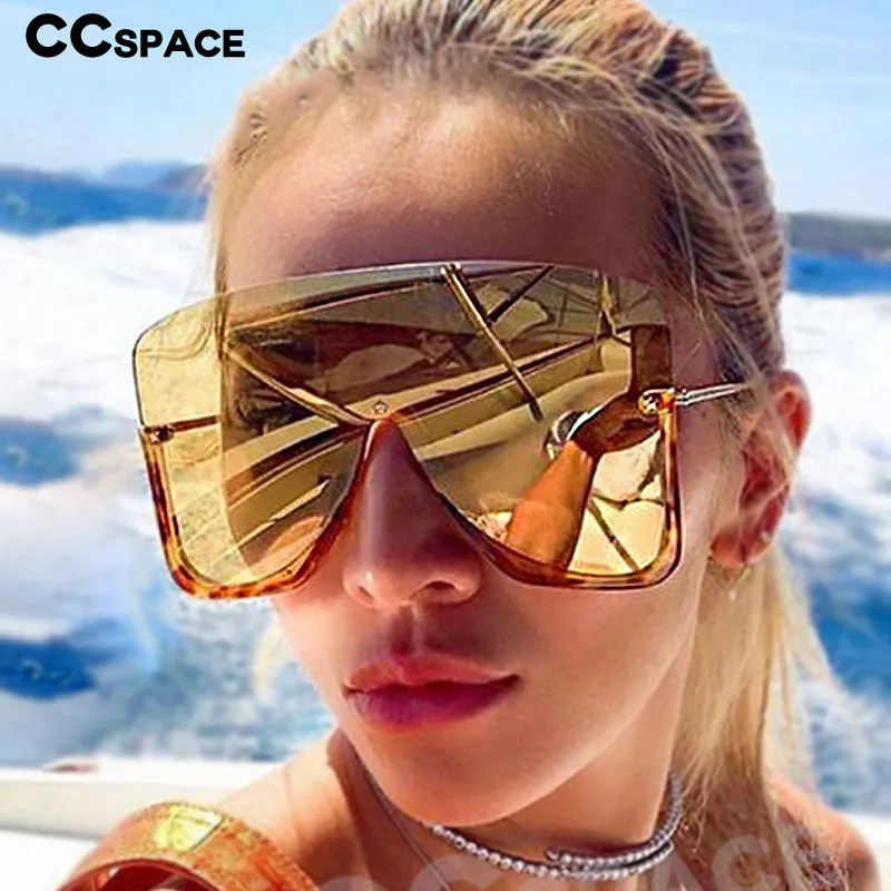 Oversized One Lens Luxury Sunglasses--Uv400 Sunglasses