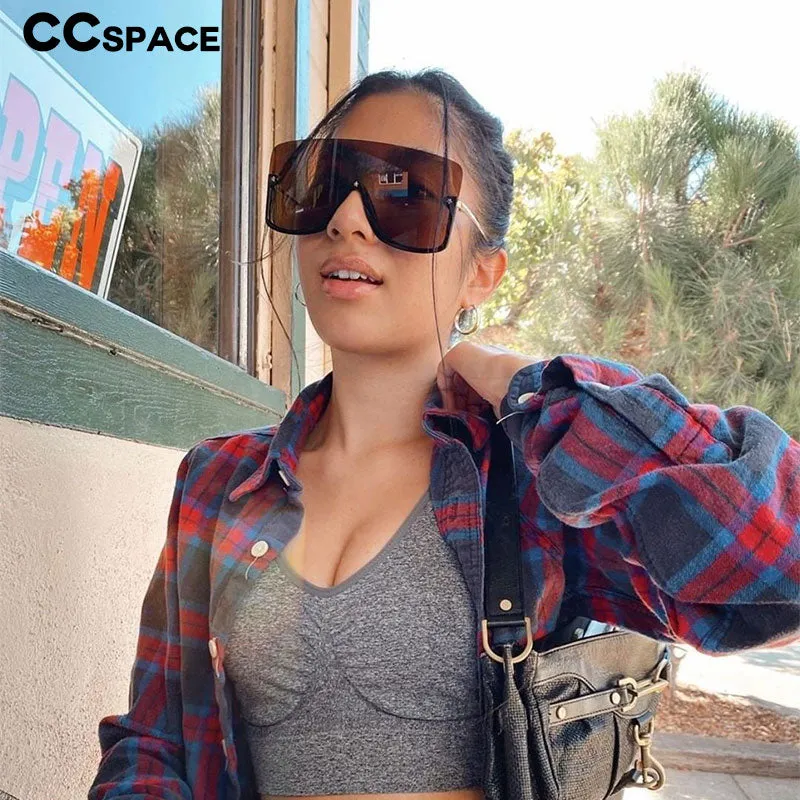 Oversized One Lens Luxury Sunglasses--Uv400 Sunglasses