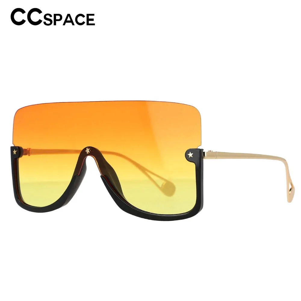 Oversized One Lens Luxury Sunglasses--Uv400 Sunglasses