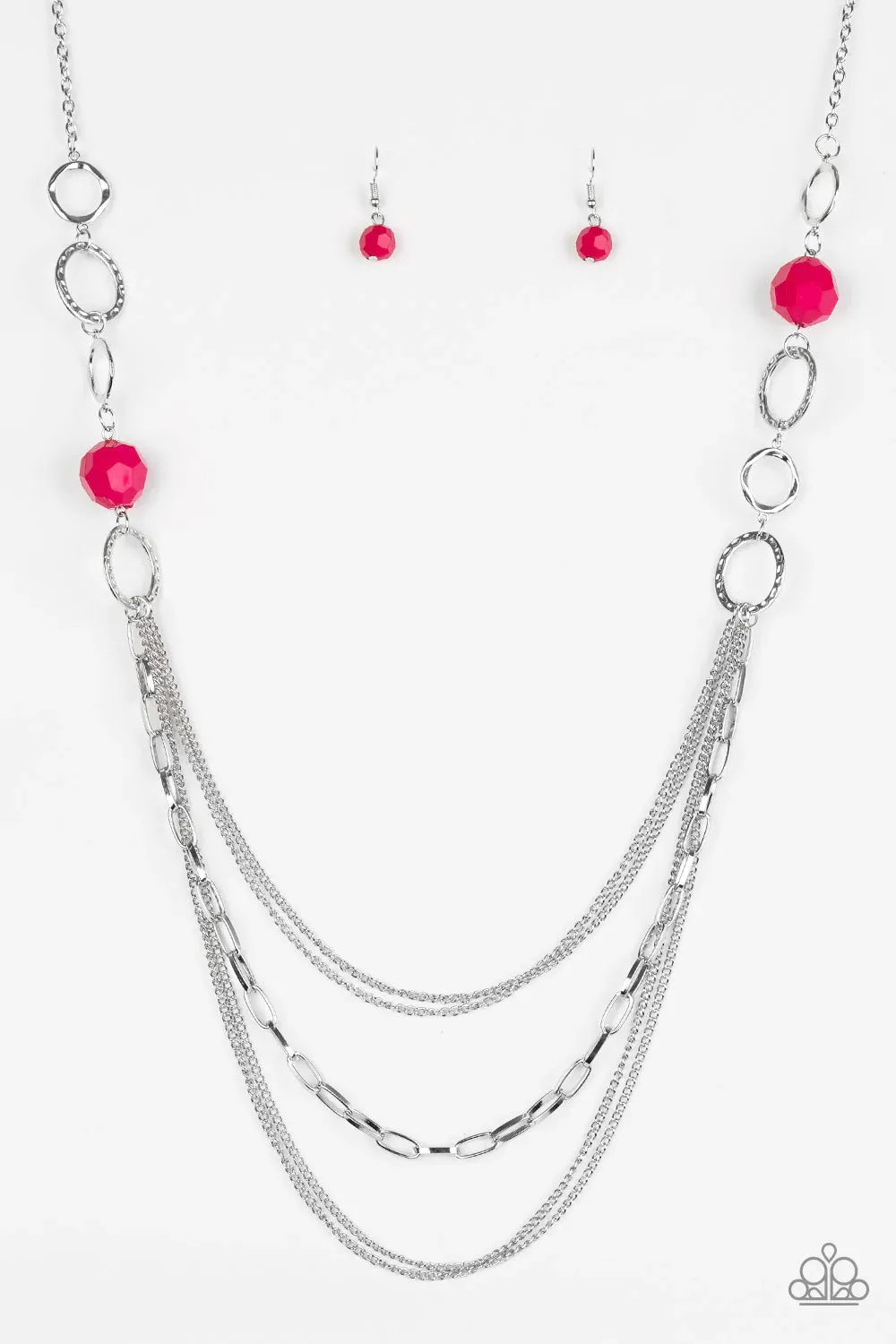 Paparazzi Necklace ~ Margarita Masquerades - Pink