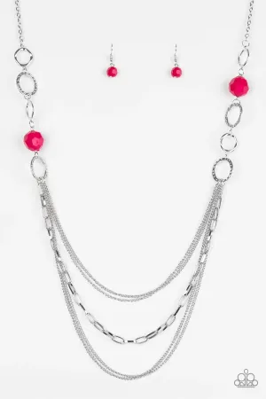Paparazzi Necklace ~ Margarita Masquerades - Pink