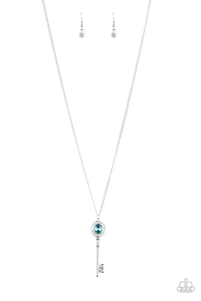 Paparazzi Necklace ~ Secret Shimmer - Blue