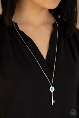 Paparazzi Necklace ~ Secret Shimmer - Blue