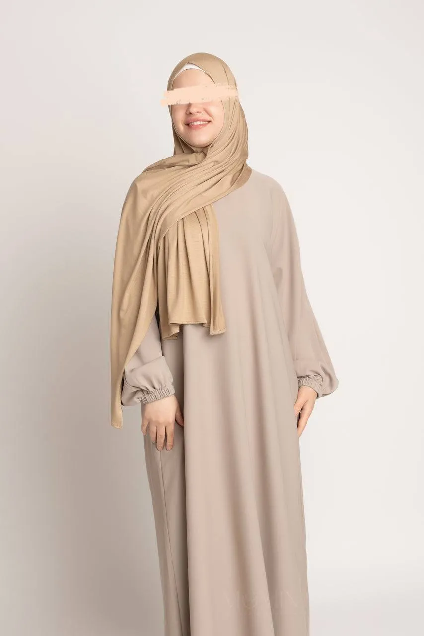 Premium Jersey Hijab - Buttercup