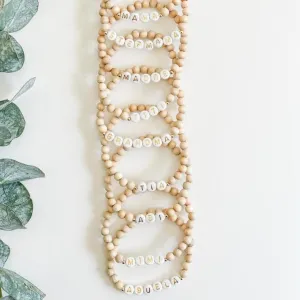 Press Pause "Titi" Natural Wood Aromatherapy Bracelets