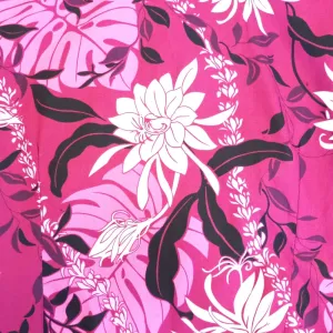 Punahou Purple Hawaiian Cotton Fabric by the Yard