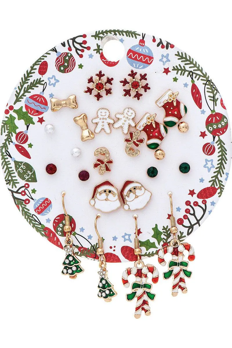 Rain Jewelry 12 Days Of Christmas Carded Earring Collection #1