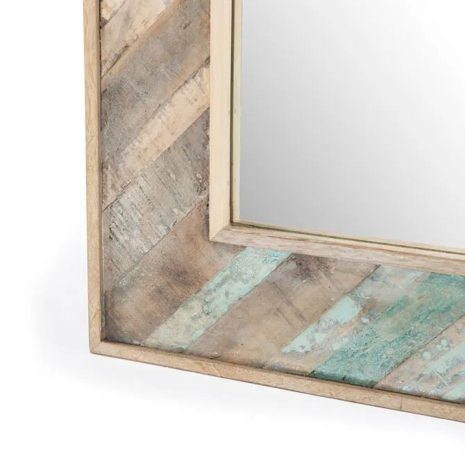 Reclaimed Wood Mist Mirror