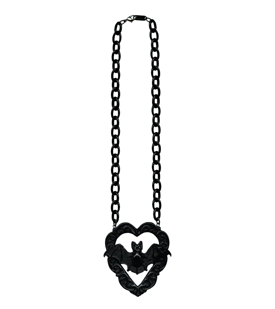 Retrolite Love Bat Necklace by Classic Hardware