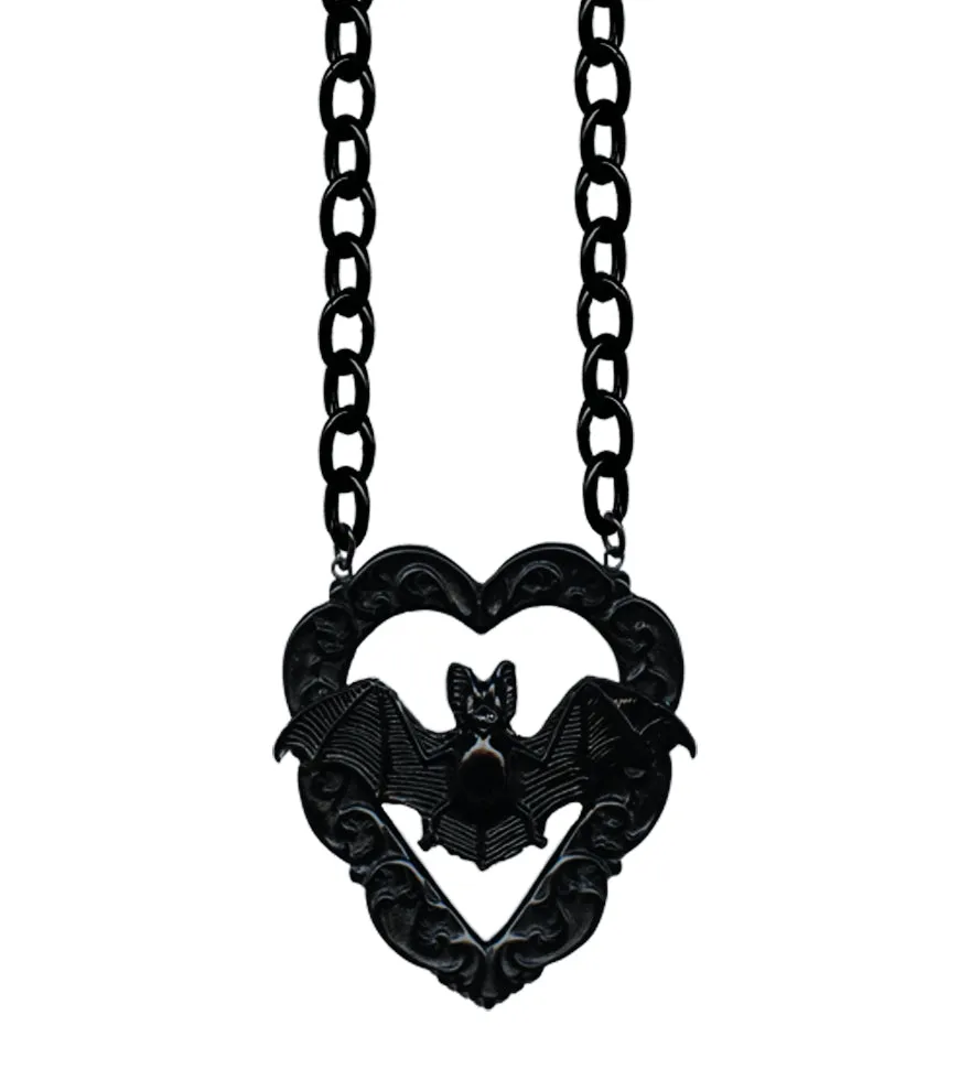 Retrolite Love Bat Necklace by Classic Hardware