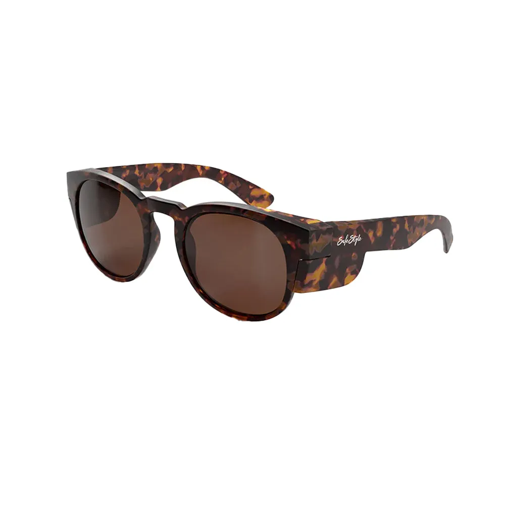 Safestyle Cruisers Brown Tort Frame Polarised Lens