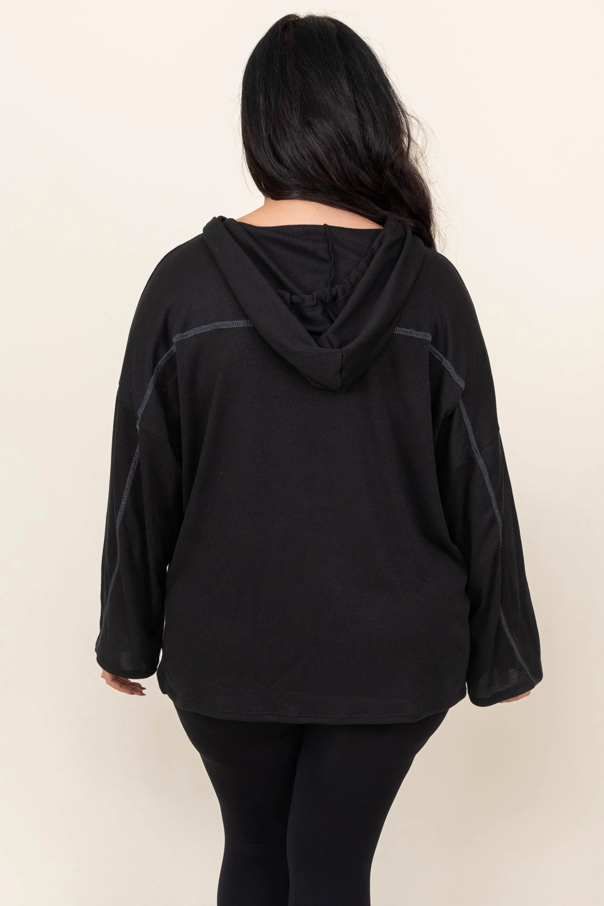 Seeking Serenity Hoodie, Black