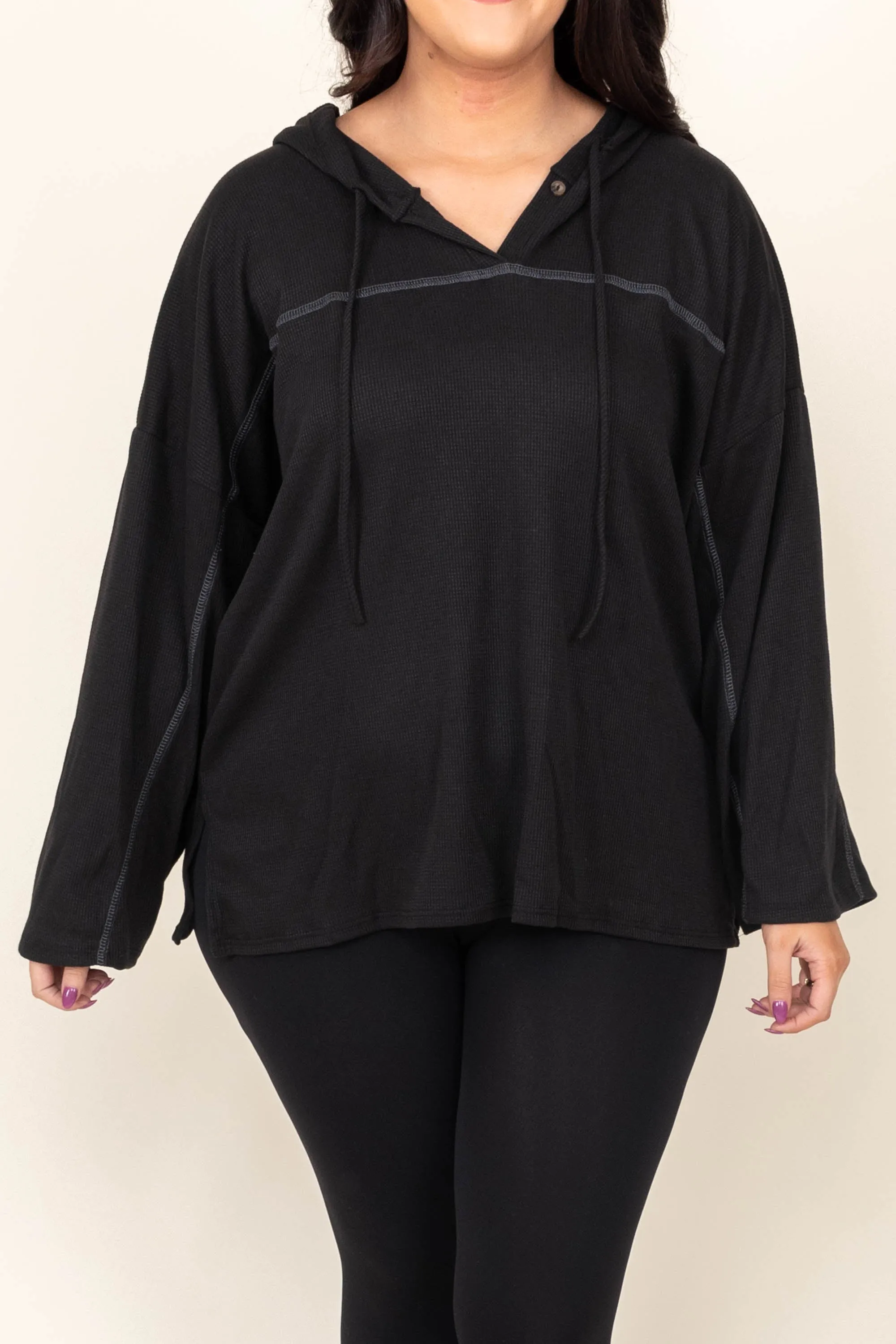 Seeking Serenity Hoodie, Black