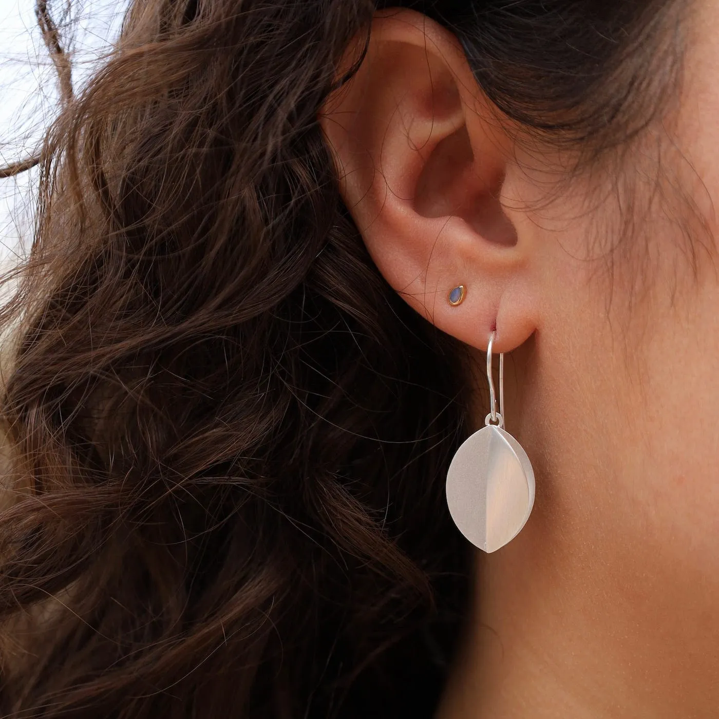 Split Leaf Wire Earrings