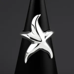 Sterling Silver Starfish Ring