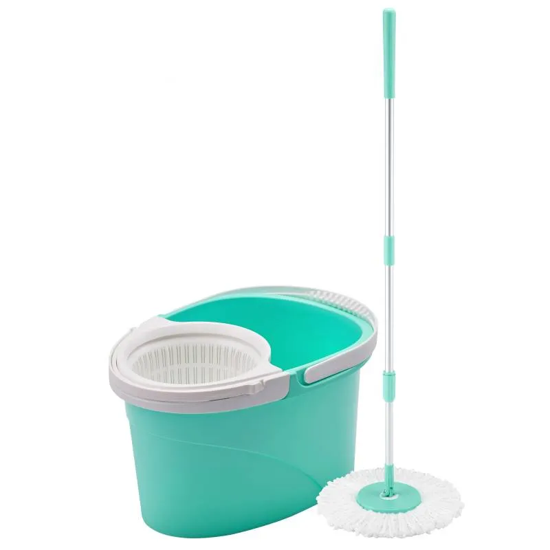 SupaMop Trendy S220 Hand Press Spin Mop Set Spin Manual Press Dehydrate System Cleaning