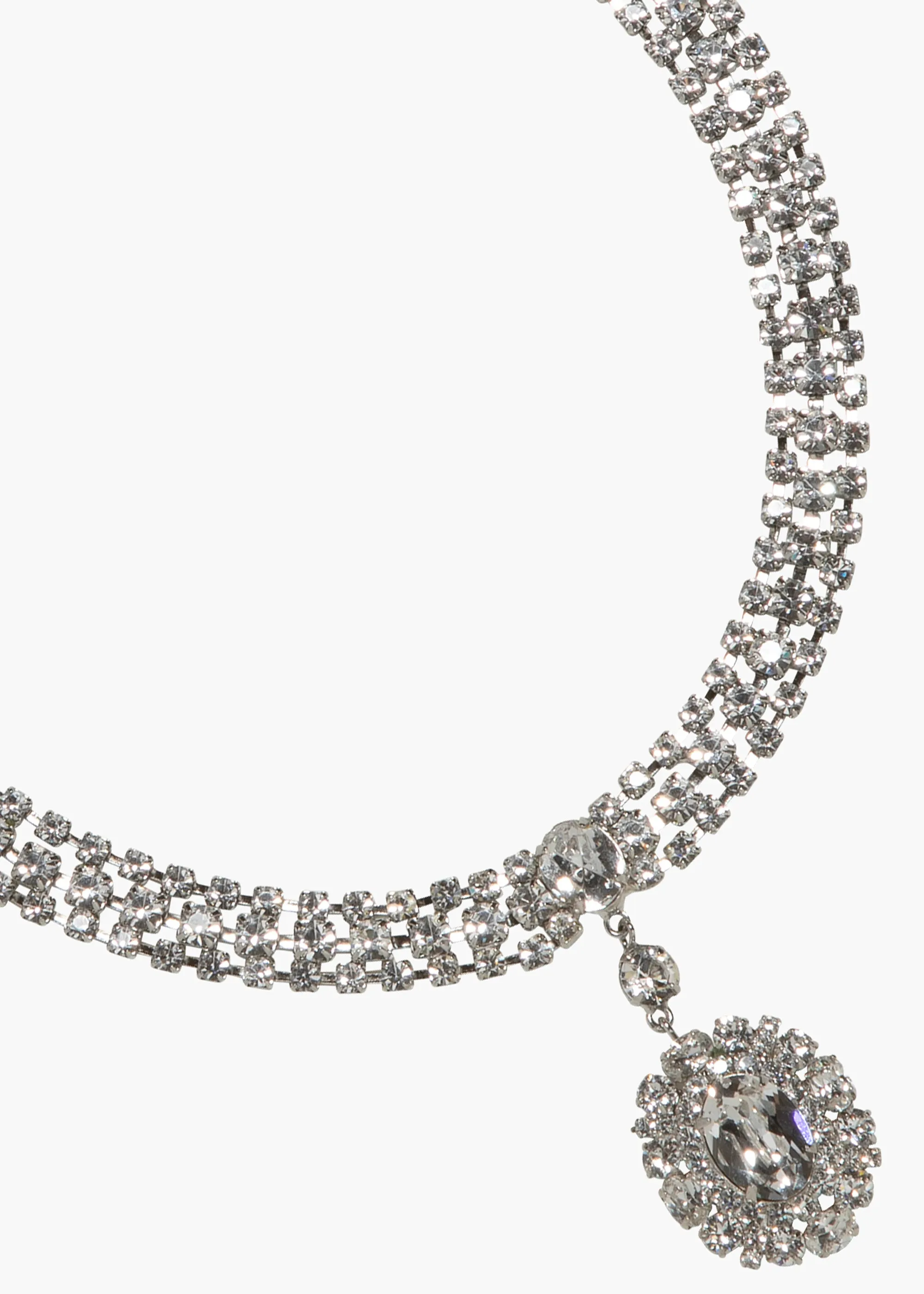 Sylvie Necklace -- Crystal