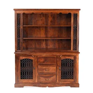 Takat Metal Jali Natural Large Indian Dresser