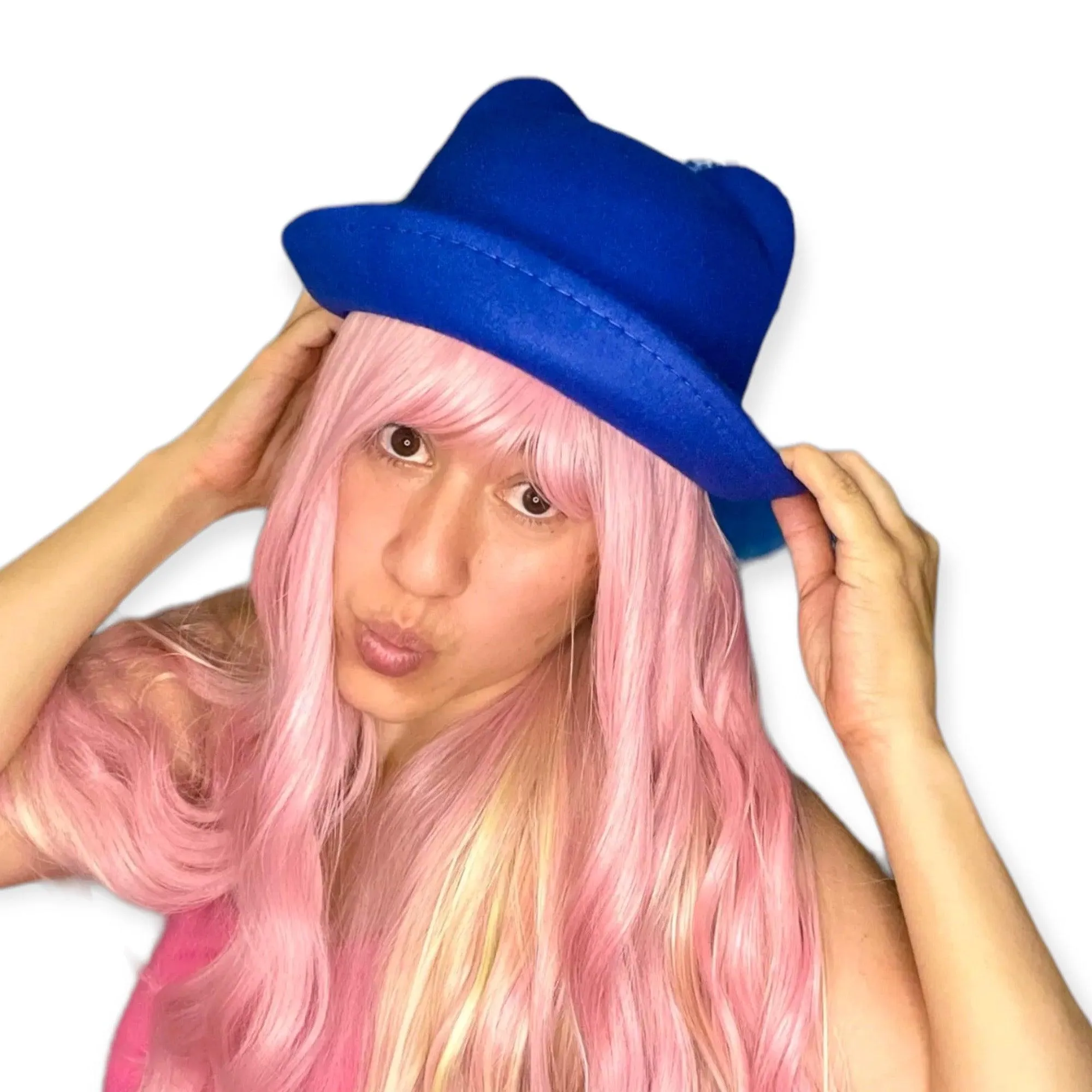 Trendy Cat Ears Bowler Hat