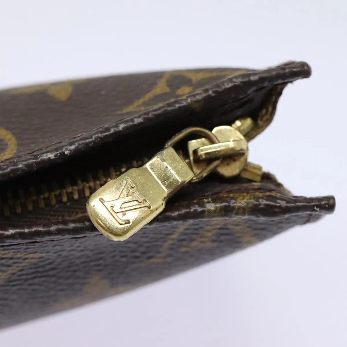 Trendy Inspired Louis Vuitton Monogram Bucket Gm Pouch Accessory Pouch Lv Auth Ki4815