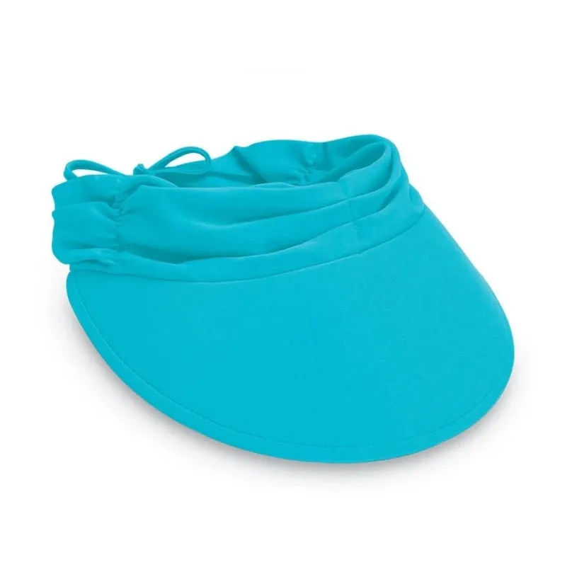 Wallaroo Hats Aqua Visor Womens Sun Protective Hat AQU