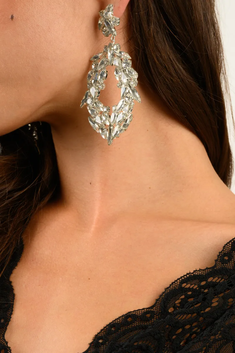White Flora Tango Earrings