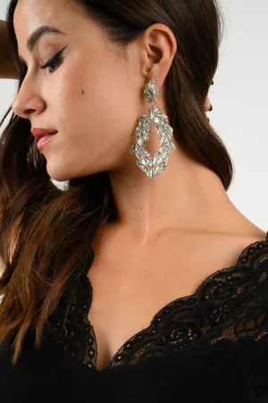 White Flora Tango Earrings